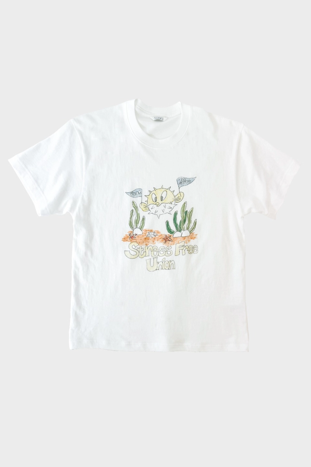 누아누 Stress Free Tee_Ivory 상품 이미지 1