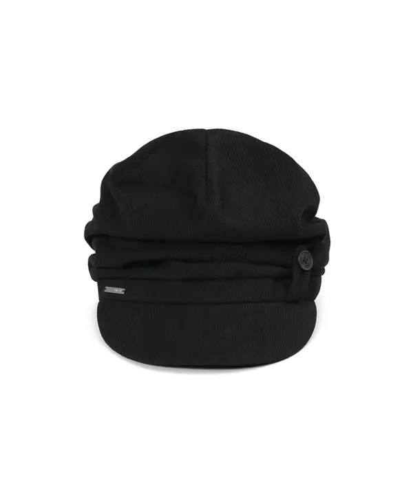 [레이 PICK] Tokyo shirring turban cap BLACK