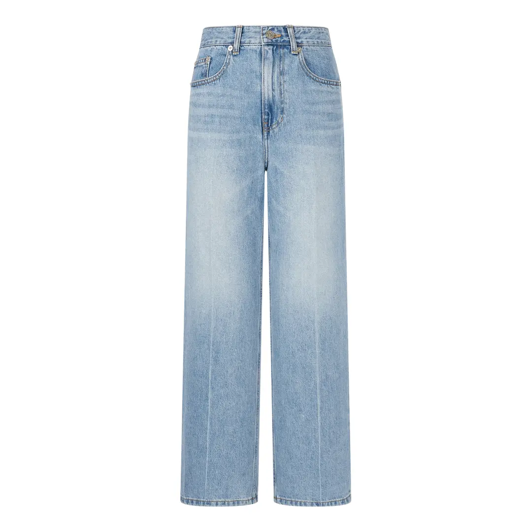 분크 Ez Denim Pants (이지 데님 팬츠) Blue 상품 이미지 1