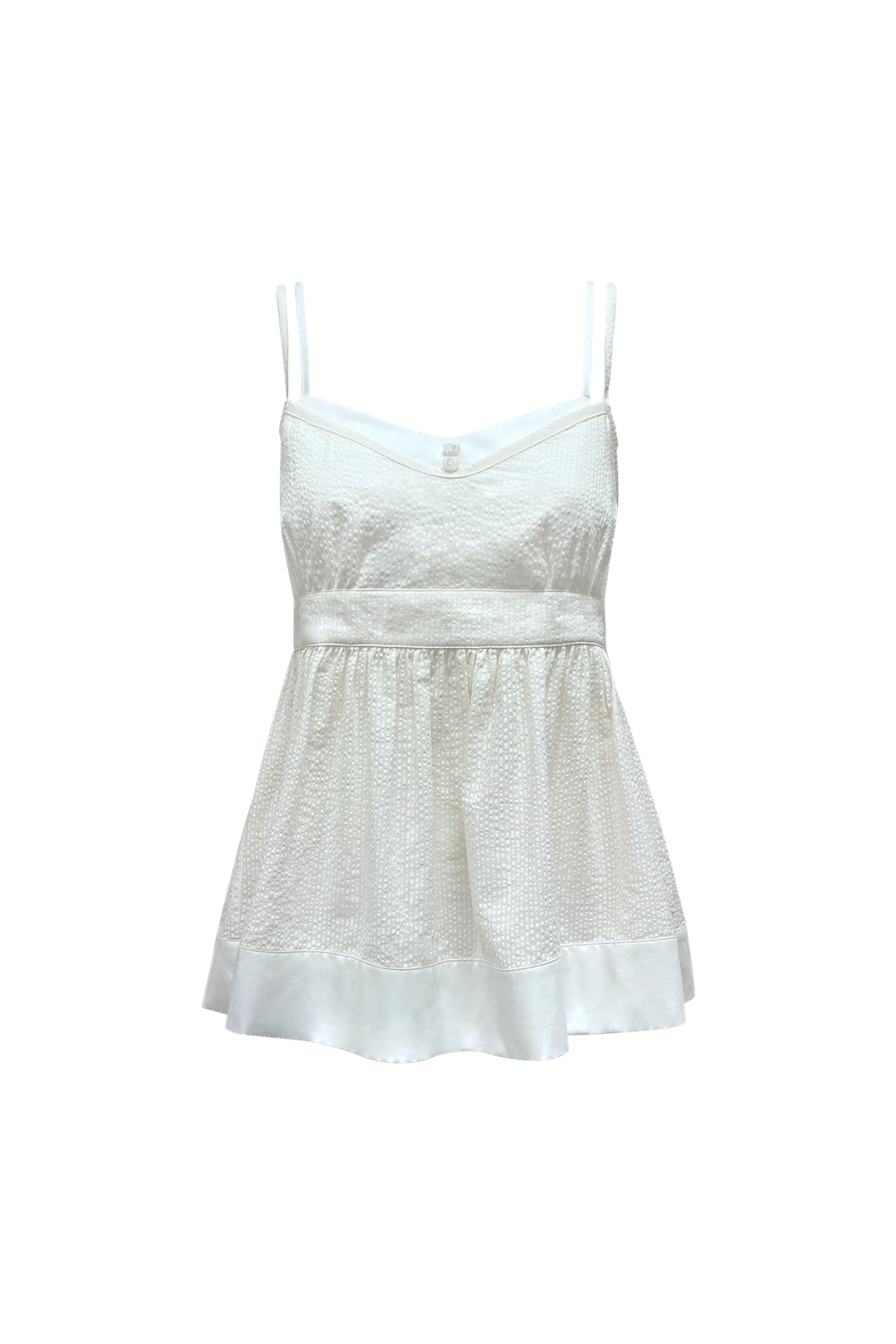 체메씨 BREEZE LAYER TOP (IVORY) 상품 이미지 1