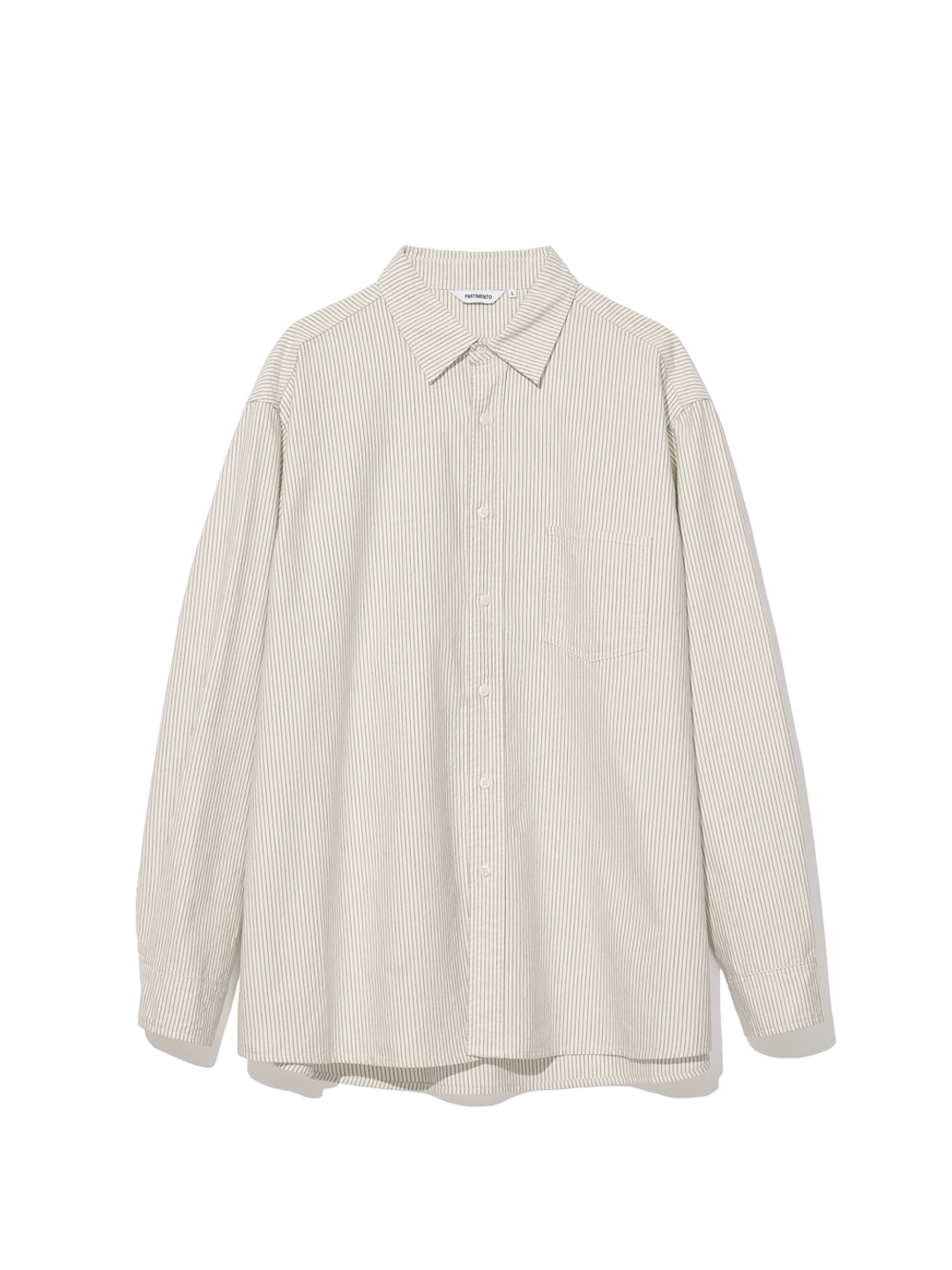 파르티멘토 Pin Stripe Shirts_Ivory 상품 이미지 3