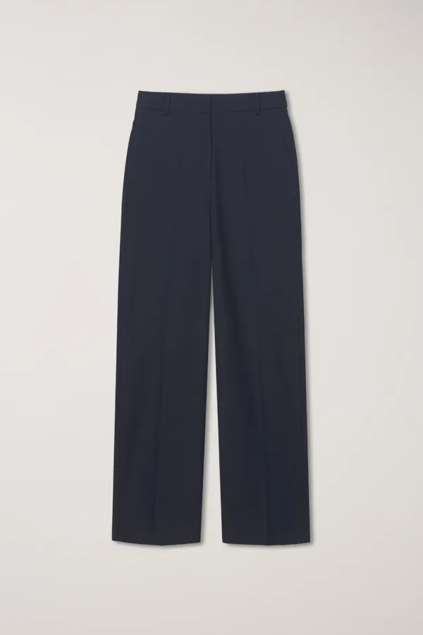 STRAIGHT SLACKS NAVY_UDPA6A202N2