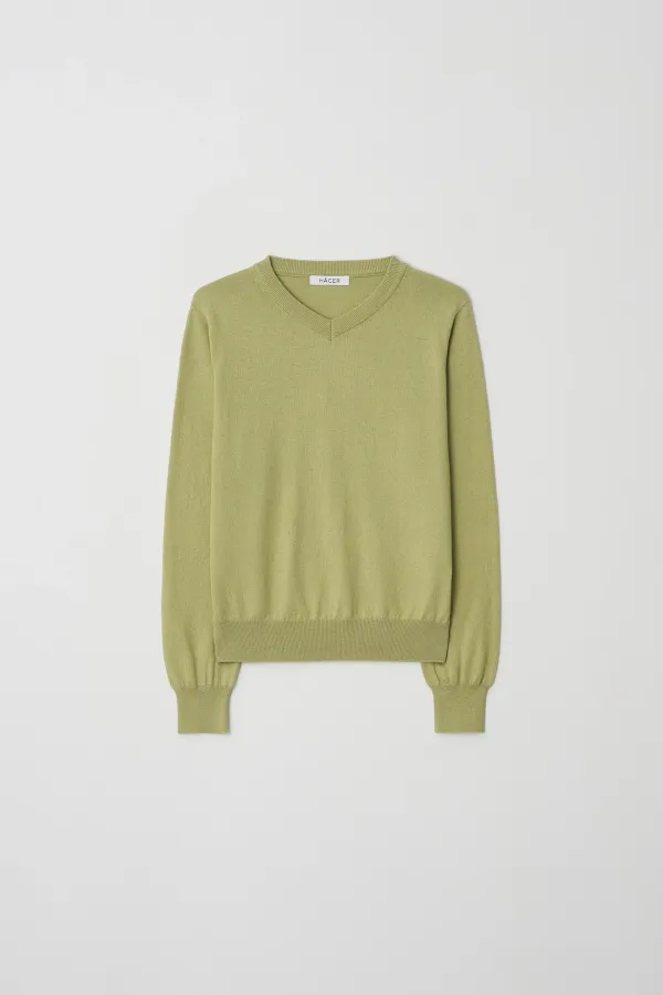 [2nd] Low V-neck Knit