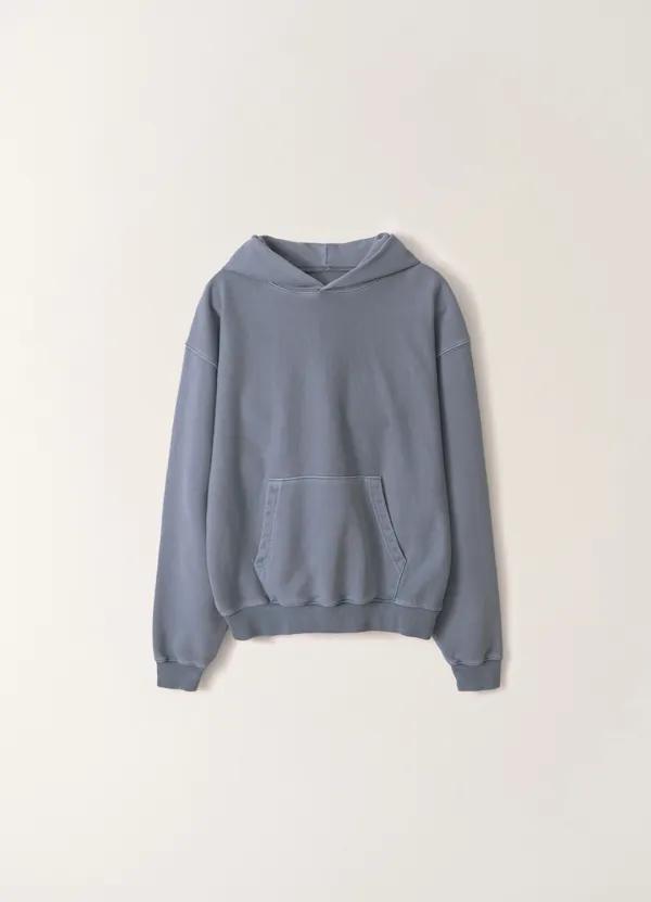 2ND / Muted Dye Hoodie (Washed Blue)