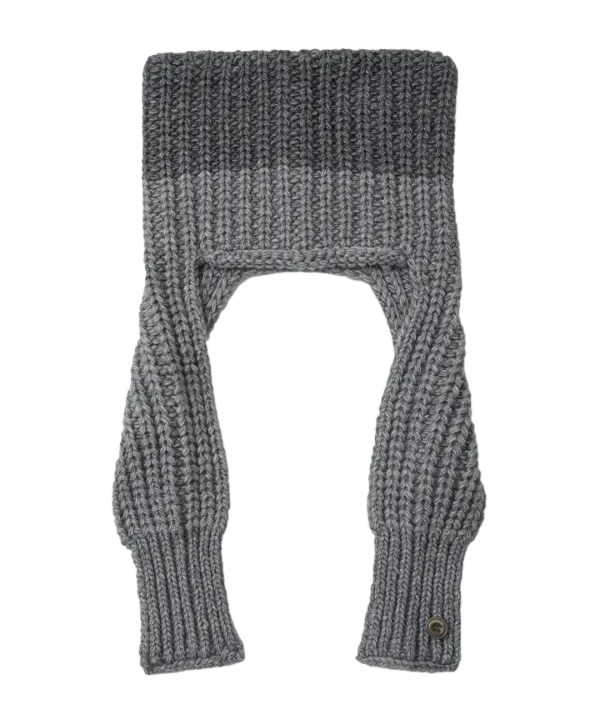 BULKY SQUARE BEANIE [GREY]
