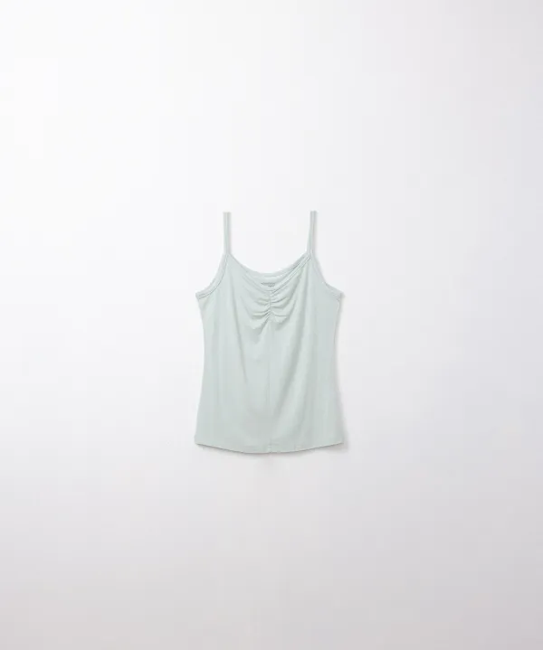 레이어드 셔링 슬리브리스 (mint)