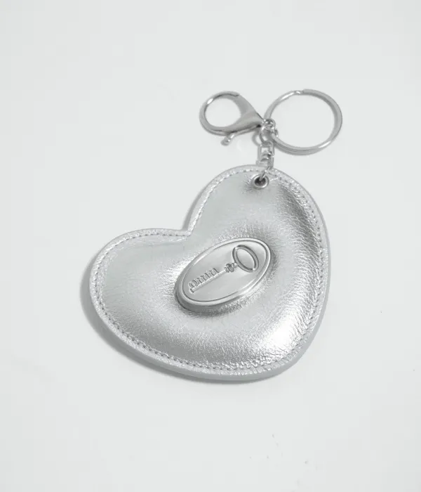 heart label keyring2 _Silver