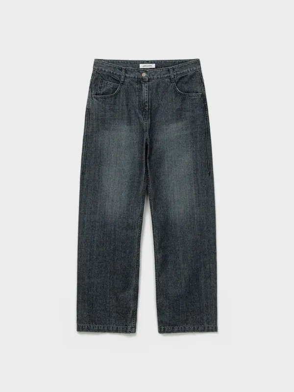 Classic Straight-Fit Denim_Deep Blue