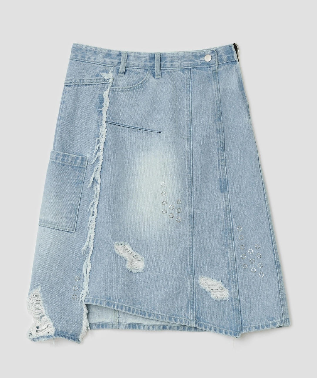 타입서비스 Spiked Dot Denim Skirt [Blue] 상품 이미지 1
