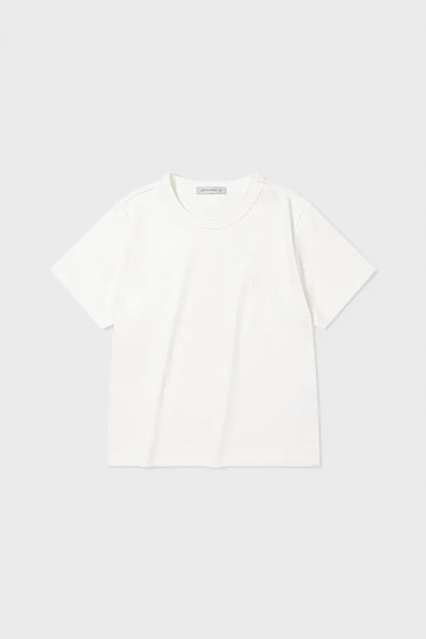 Organic Silket Lc Mini T-Shirt_Off White