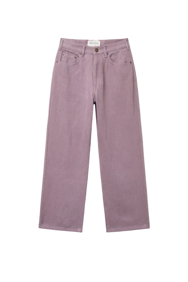 Via Peter cotton pants (Purple)