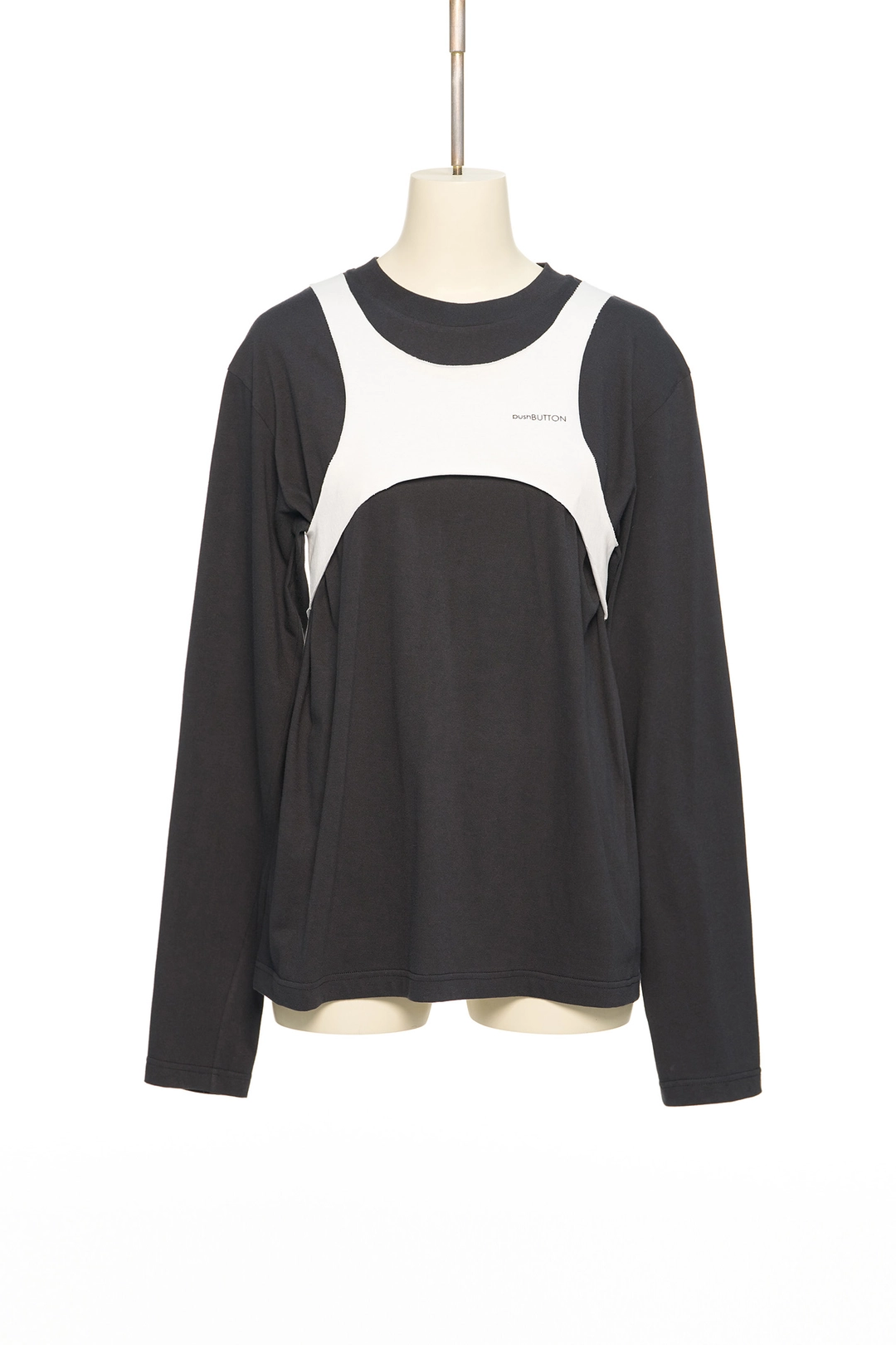 푸쉬버튼 PS26 DARK GRAY LAYERED LONG SLEEVE TOP 상품 이미지 1