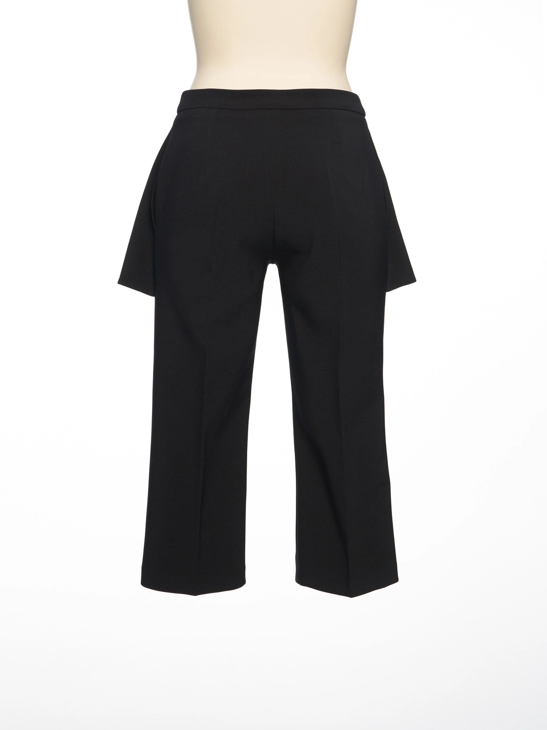 푸쉬버튼 FW26 BLACK SKIRT LAYERED SLIM PANTS 상품 이미지 1