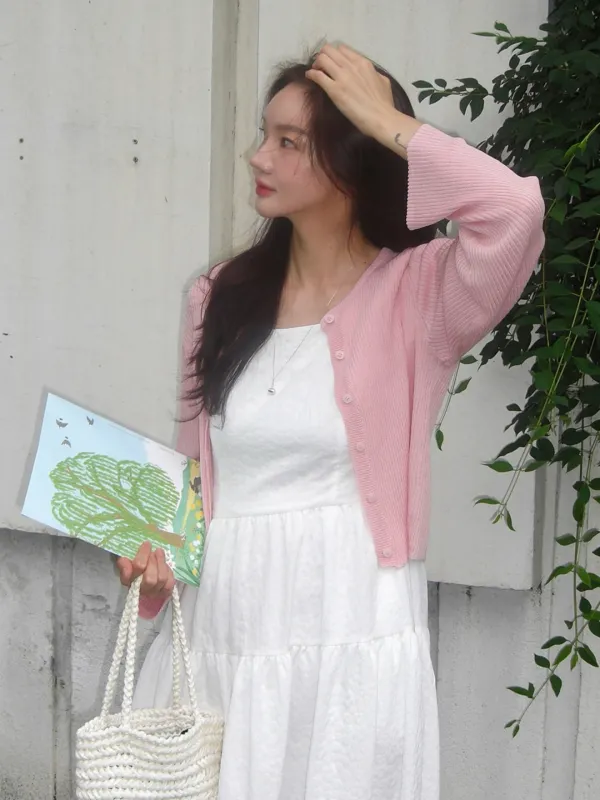 Boboli summer cardigan (pink)