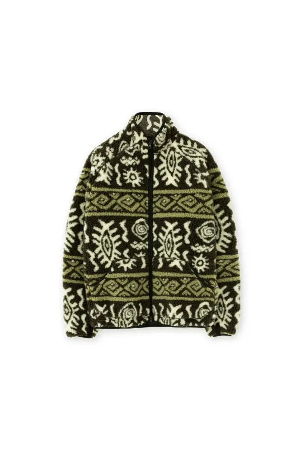 W Native Fleece Jacket, Olive