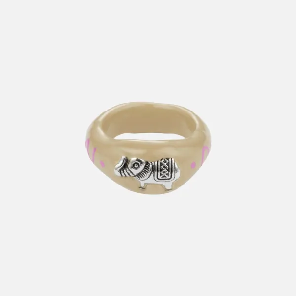 mammoth ring-beige