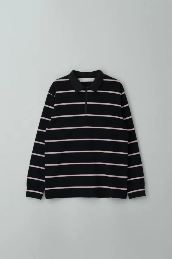 BORDER SHIRT_BLACK