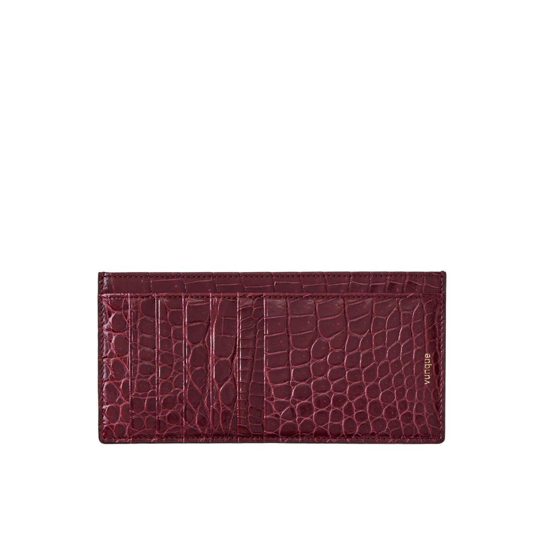 분크 Ecllat Perfec Slim Card Long Wallet (에끌라 퍼펙 슬림 카드 장지갑) Burgundy 상품 이미지 2