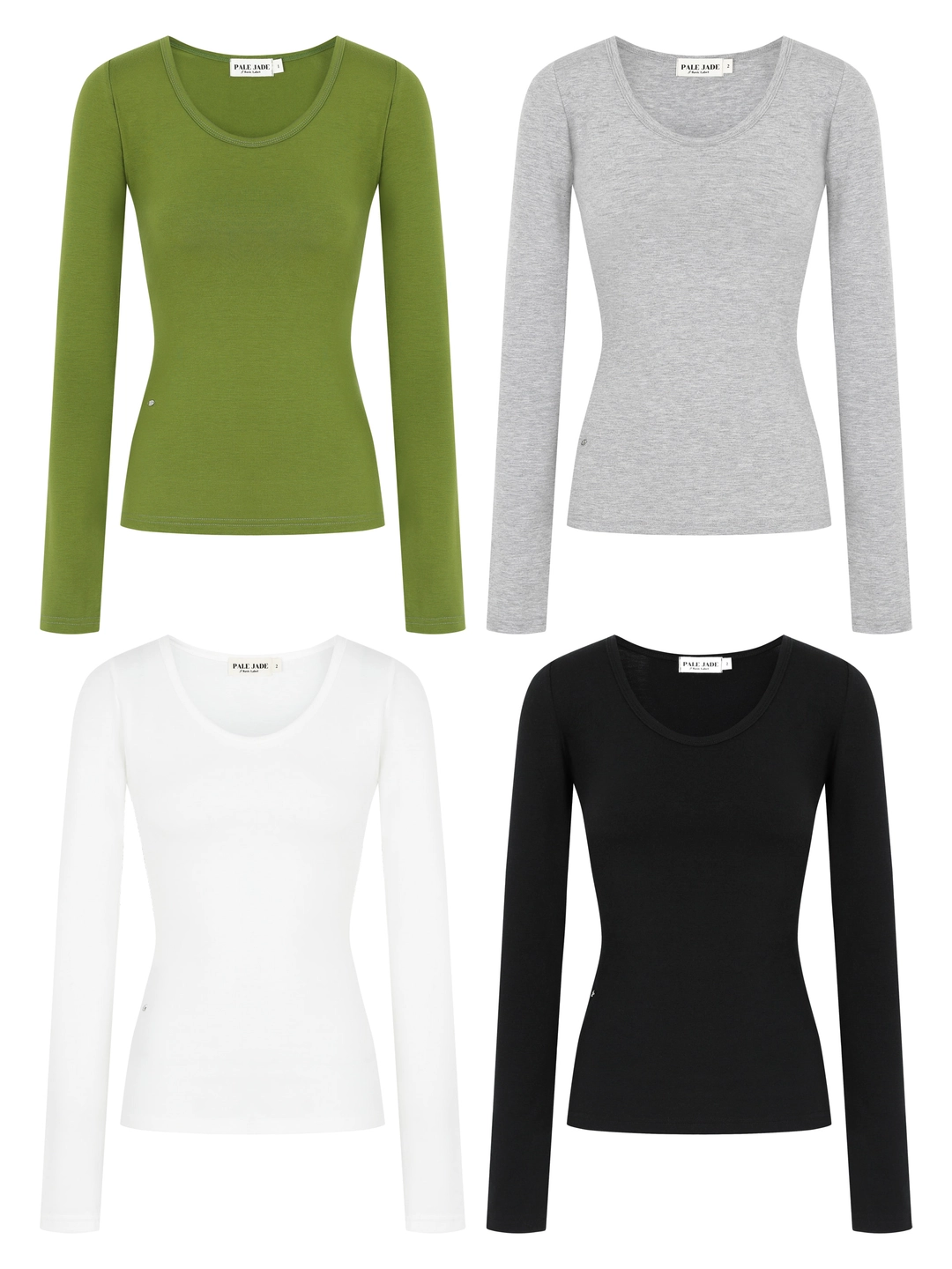 페일제이드 Bella Basic U Neck T - Lone Sleeve 상품 이미지 1