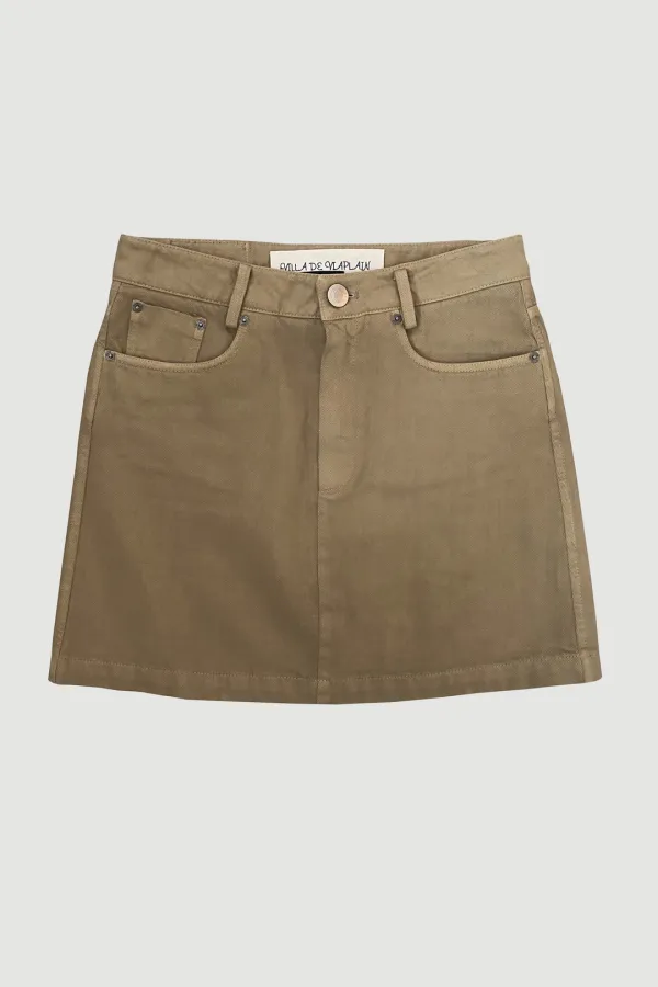 Via Luna mini skirt (Camel)