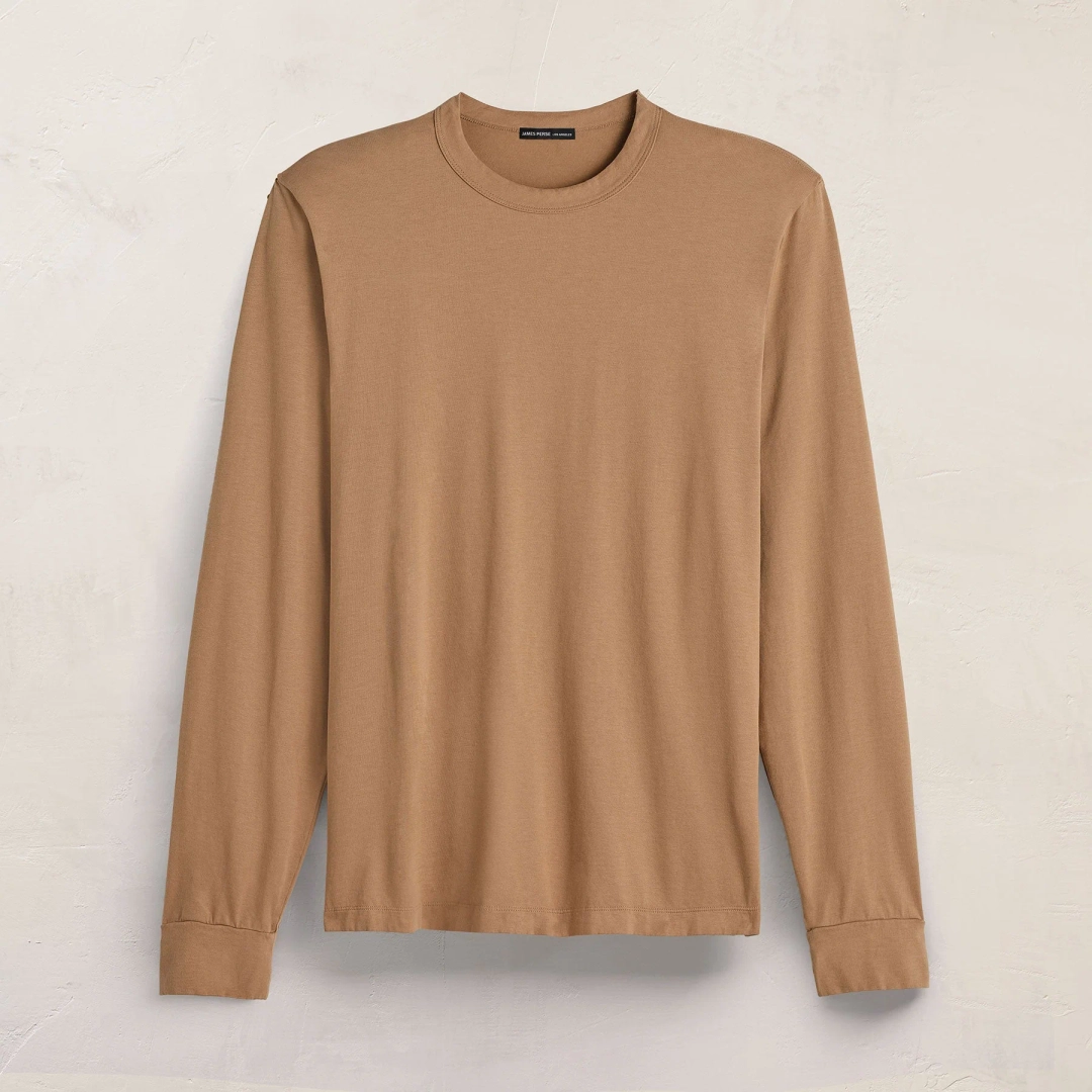 제임스펄스 Heavy Luxe Jersey Long Sleeve - Camel 상품 이미지 1