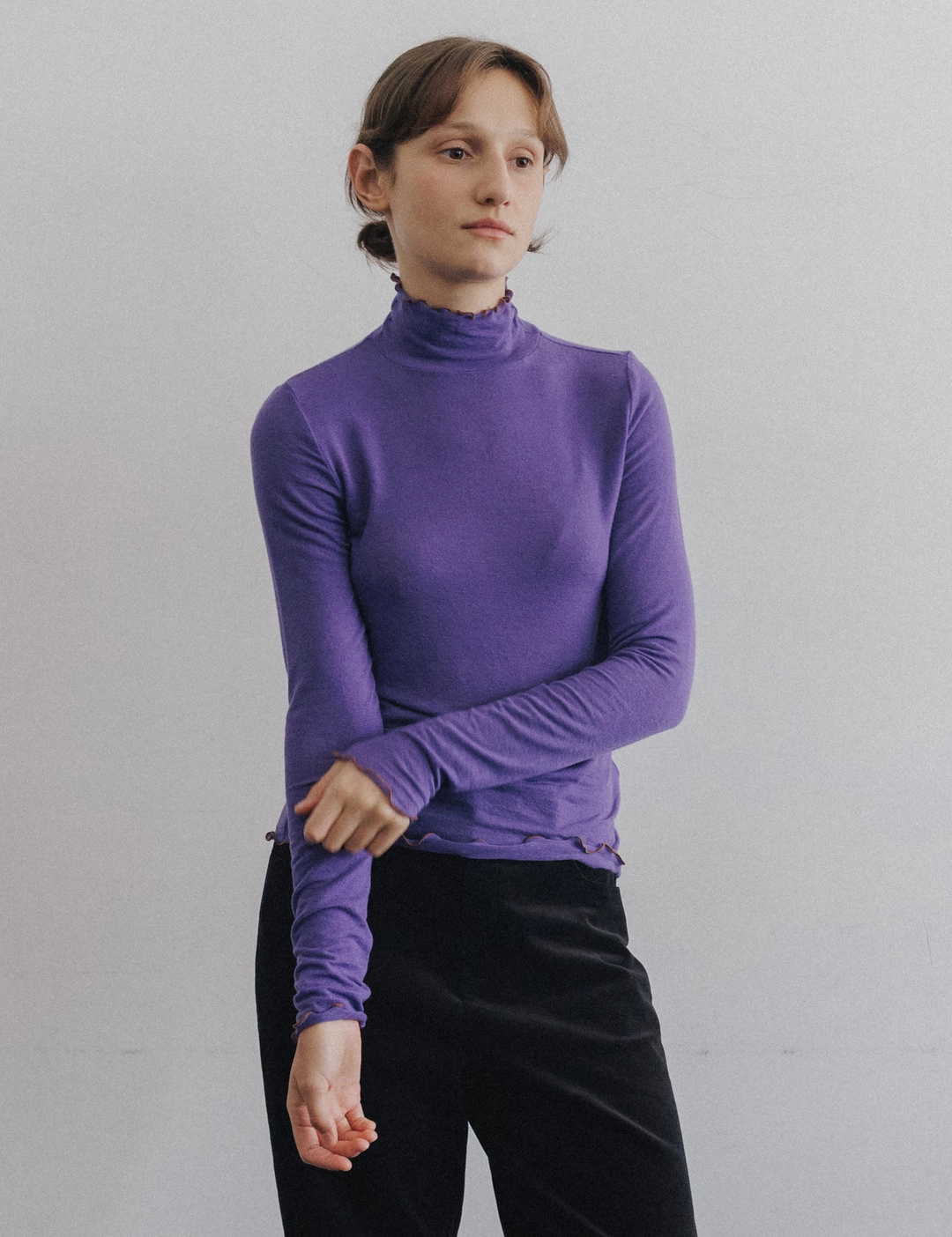 시엔느 Essential Long Sleeves (Violet) 상품 이미지 1