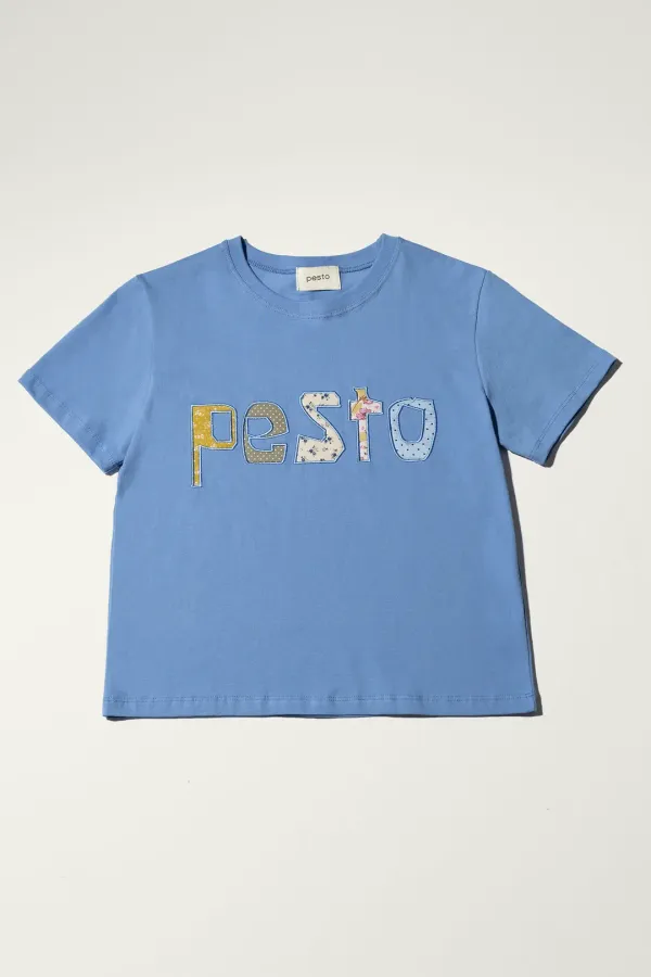 PESTO PATCHWORK T-SHIRT DOLPHIN