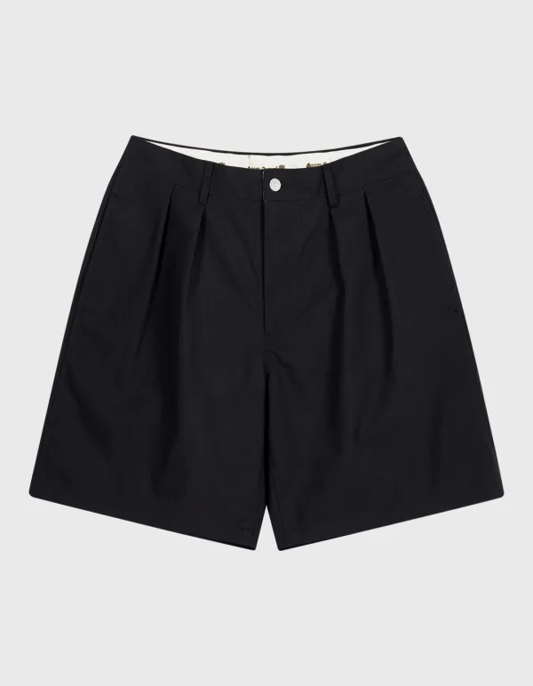 CREST QUICK-DRYING NYLON CHINO SHORTS / Black