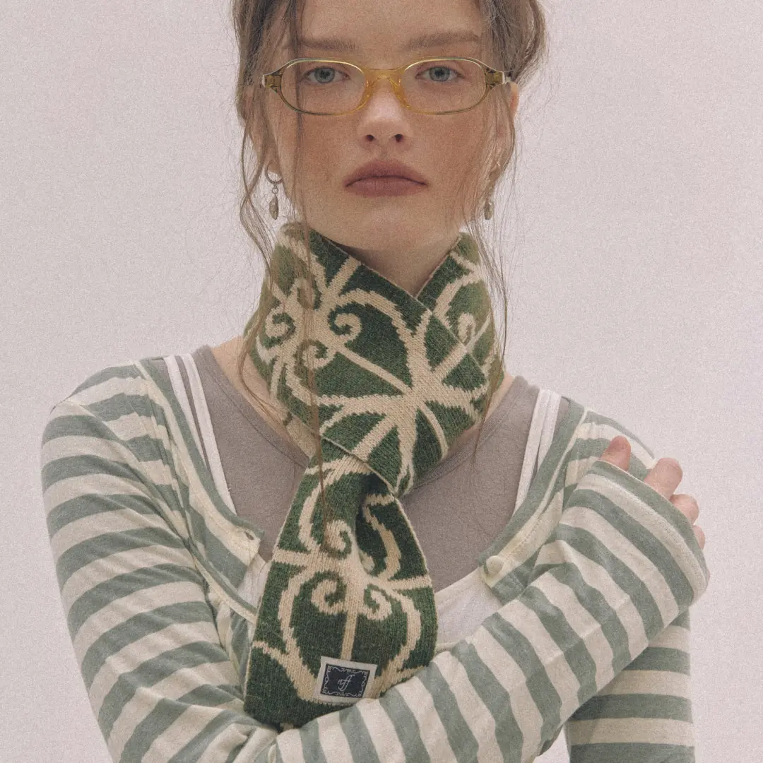 엔프프 endearing muffler-khaki 상품 이미지 2