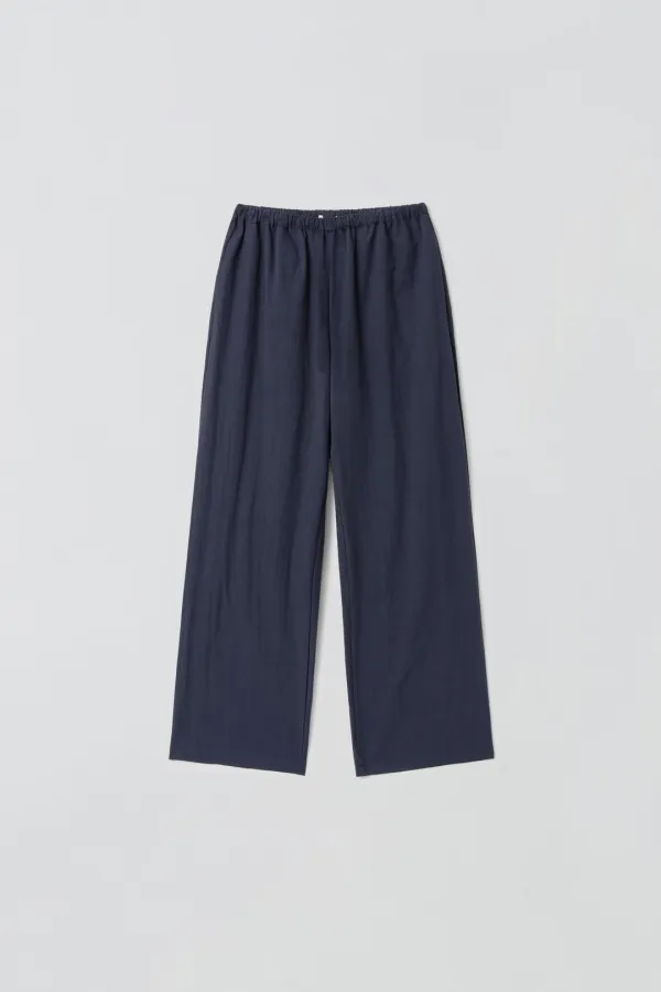 BASIC COTTON PANTS_NAVY