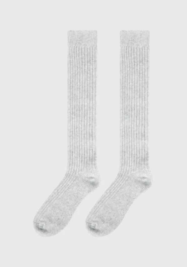 Cashmere Rib Knee-High Socks (3colors)
