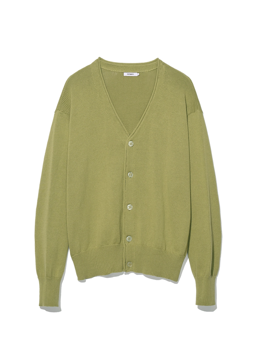 파르티멘토 V Neck Knit Cardigan_Olive 상품 이미지 1