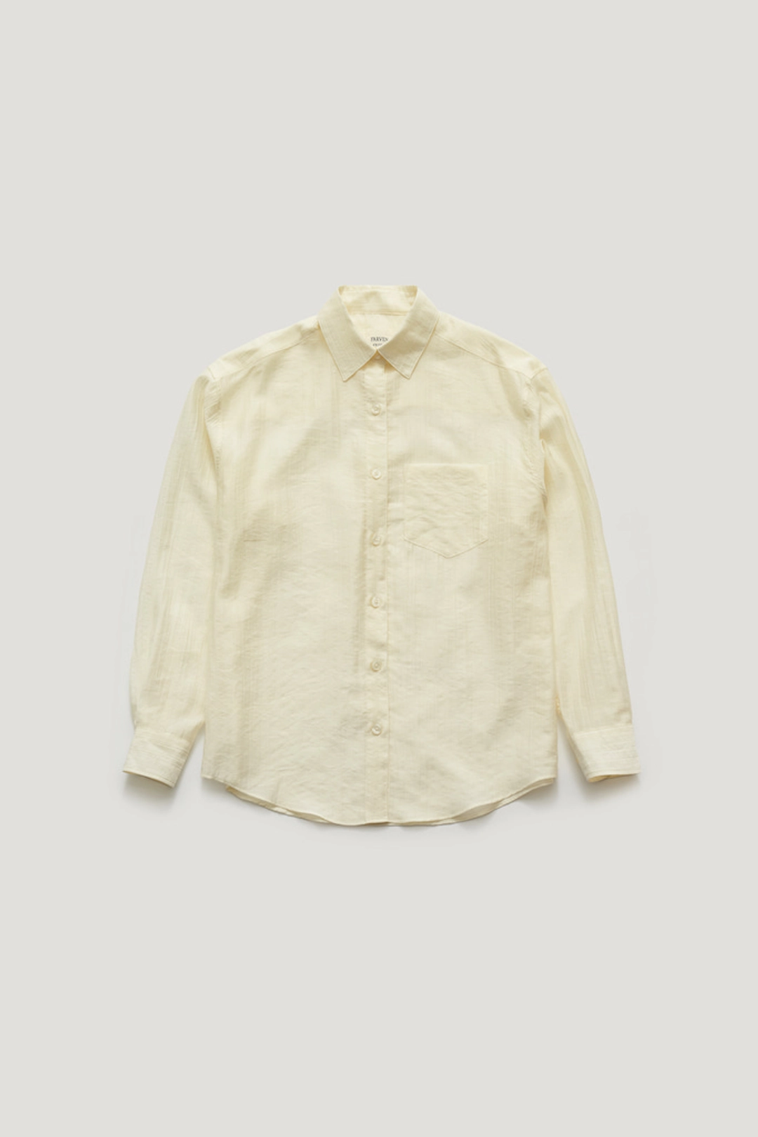 파르벵 ROE SOFT GLOW TENCEL SHIRT_CREAM / ₩129,000 상품 이미지 1
