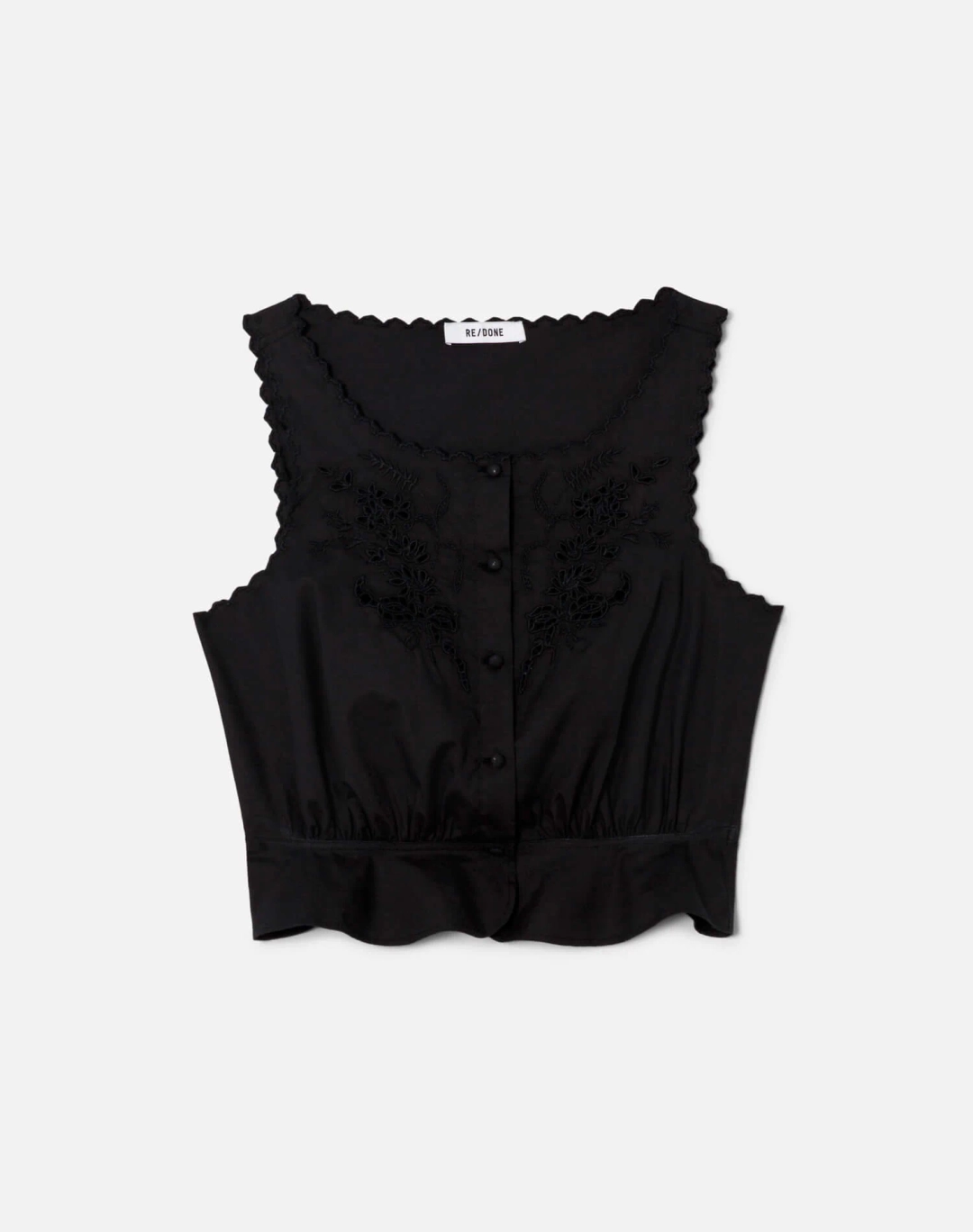 리던 Jerry Tank Blouse - Black 상품 이미지 1