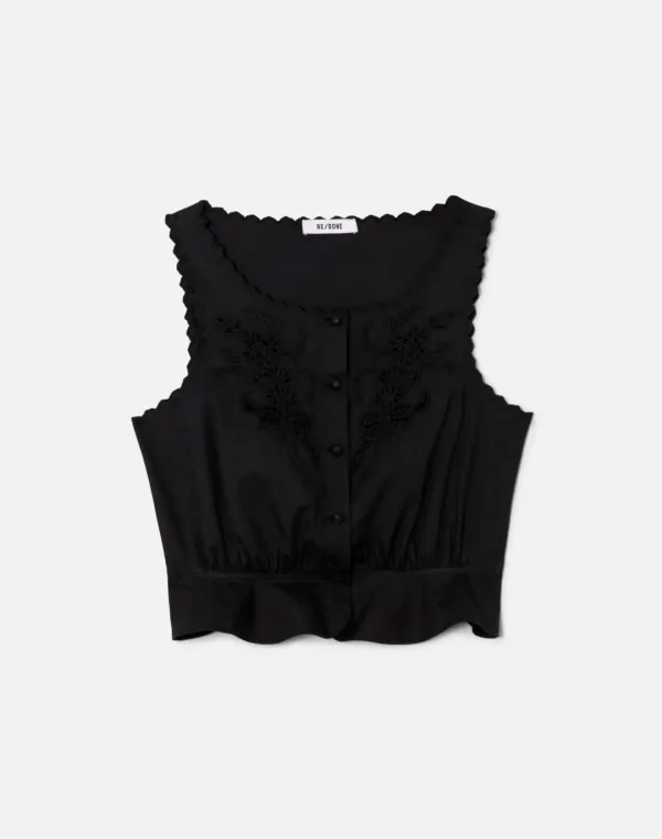 Jerry Tank Blouse - Black