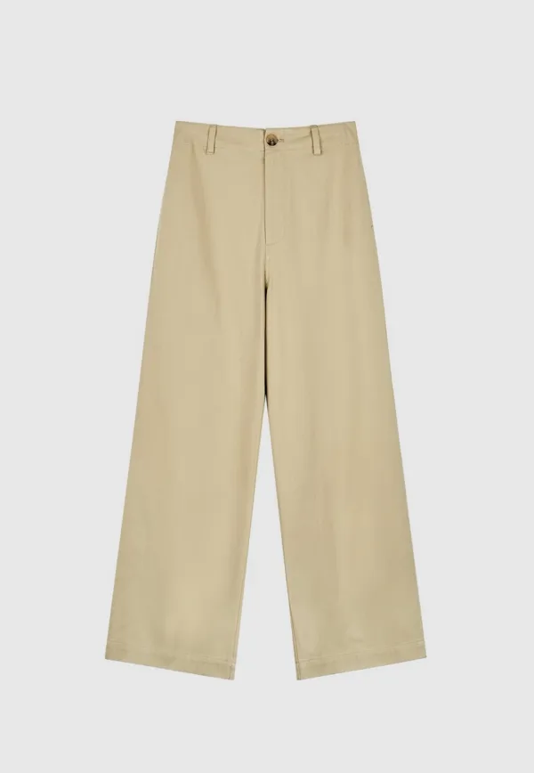 Basic back point pants Beige