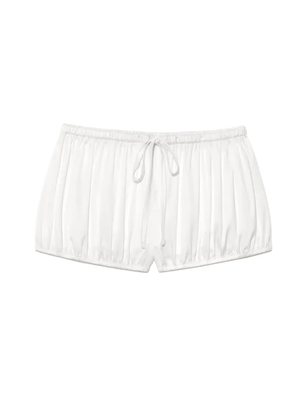 PUMPKIN BLOOMER SHORTS (WHITE)