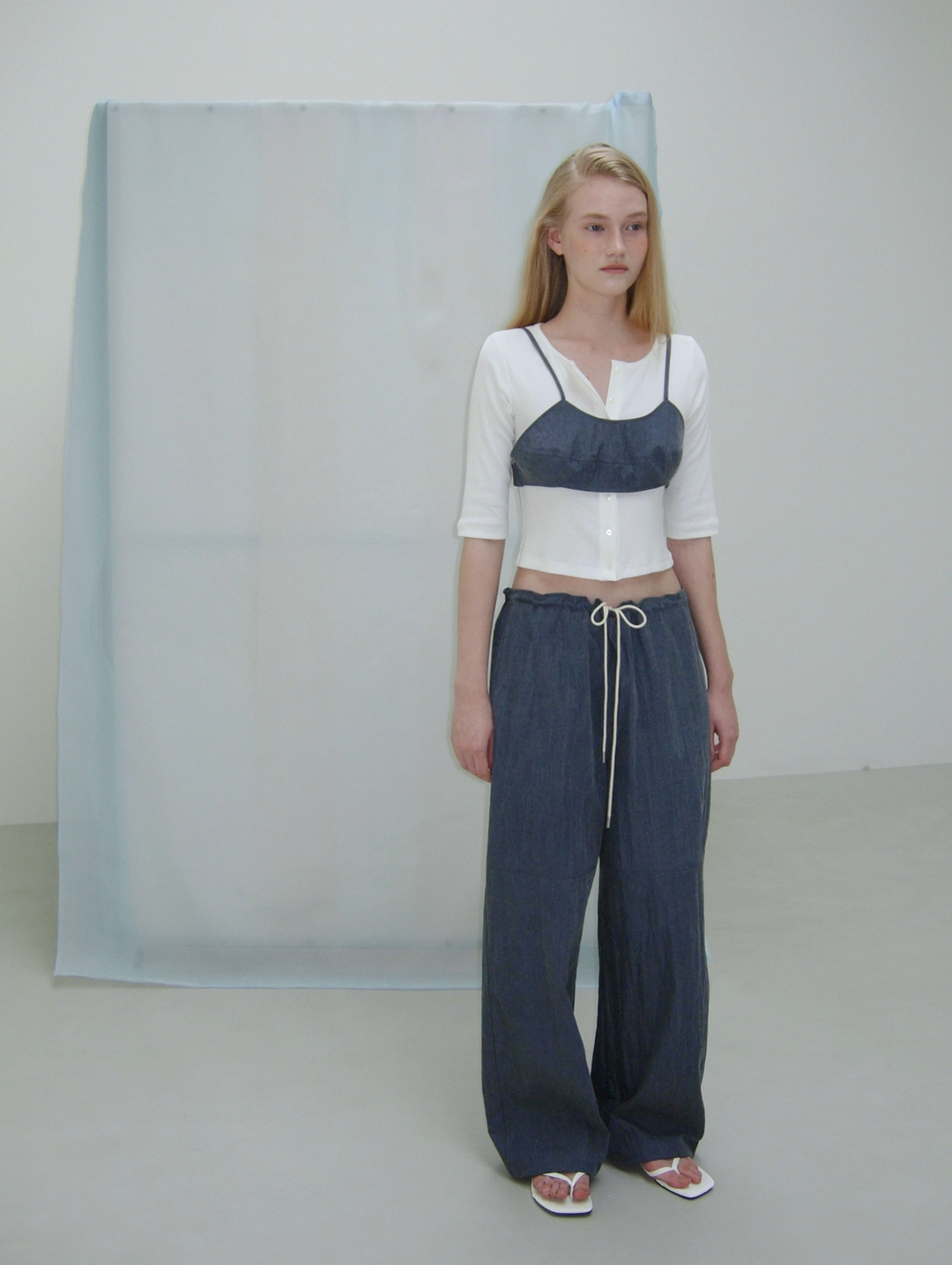 포에토 Essential tee cardigan - ivory [3rd] 상품 이미지 2