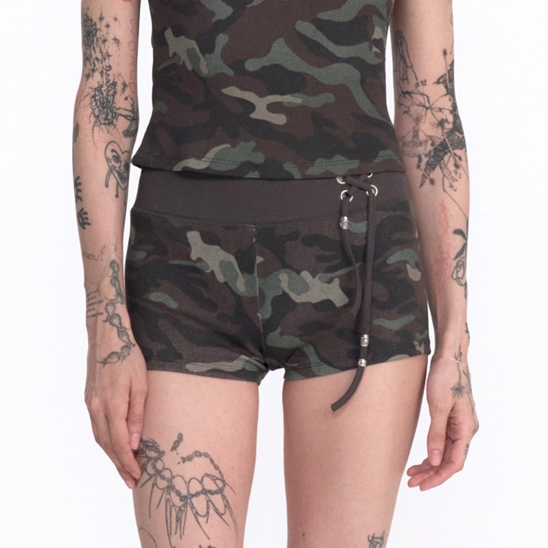 2000아카이브 SUE SHORTS (CAMO) 상품 이미지 2