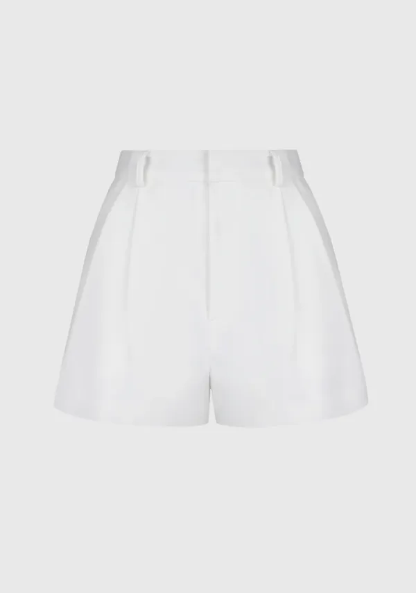 10th) Arr Pintuck Shorts Ivory