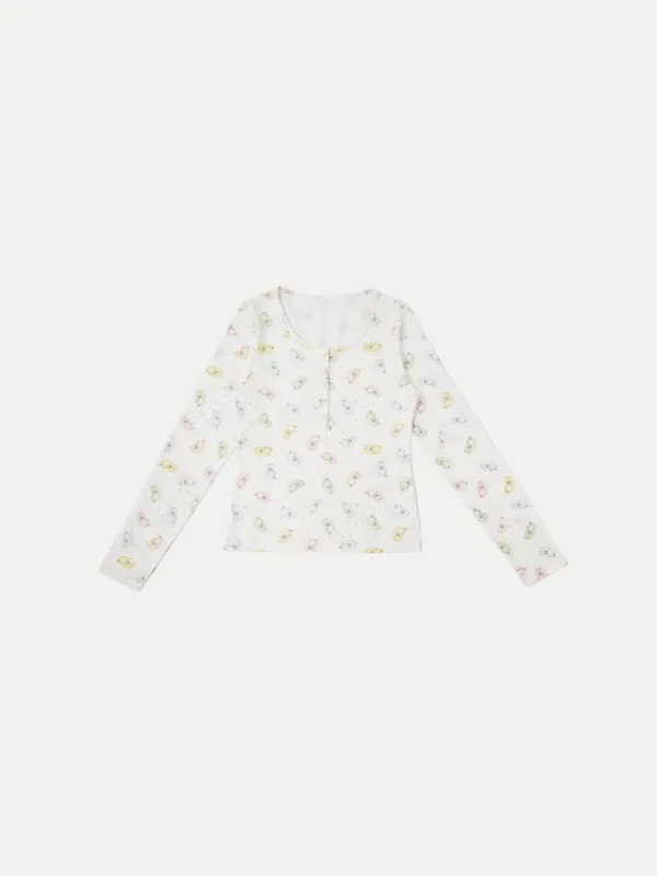 ✲7TH SOFT LONG SLEEVE T-SHIRT NECO