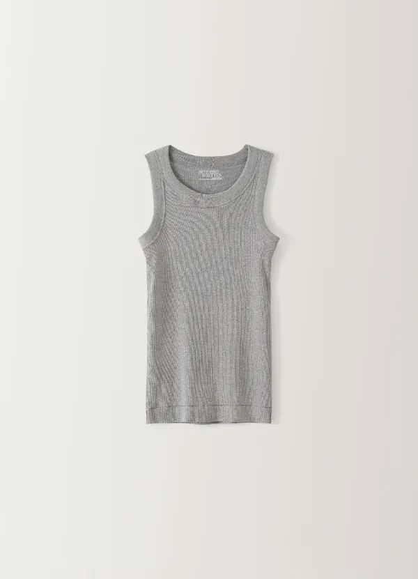 2ND / Elodie cotton tank top (Gray)