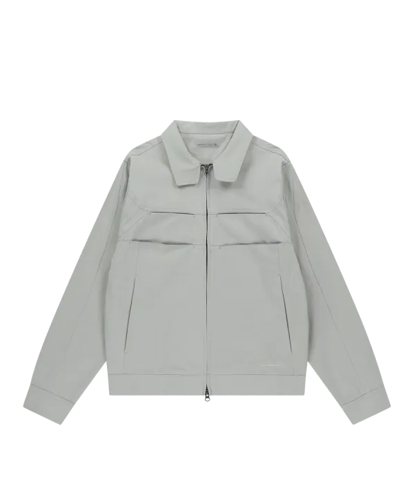 LAYER COTTON JACKET [LIGHT GREY]