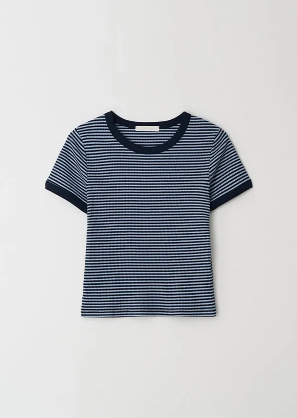 stripe linger t-shirts-blue/navy