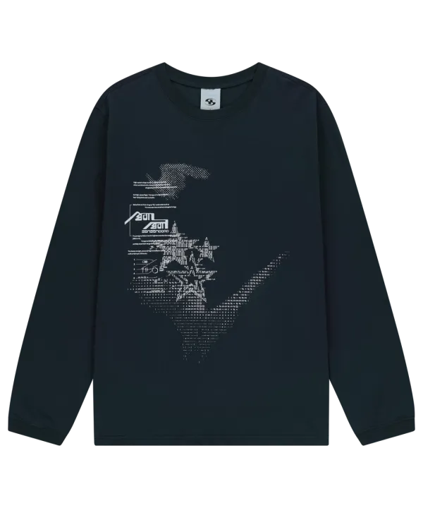 SERIAL PORT LONG SLEEVES [TEAL]