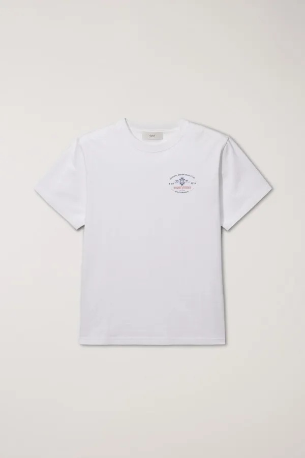 UNISEX CUPID ARCH BACK LOGO T-SHIRT OFF WHITE_UDTS5B128OW
