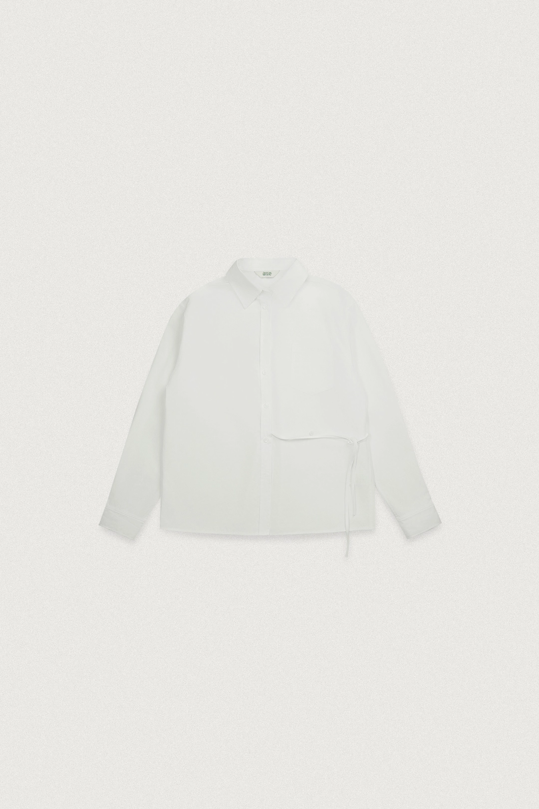 샤드라마 WRAP STRING SHIRT [IVORY] 상품 이미지 3