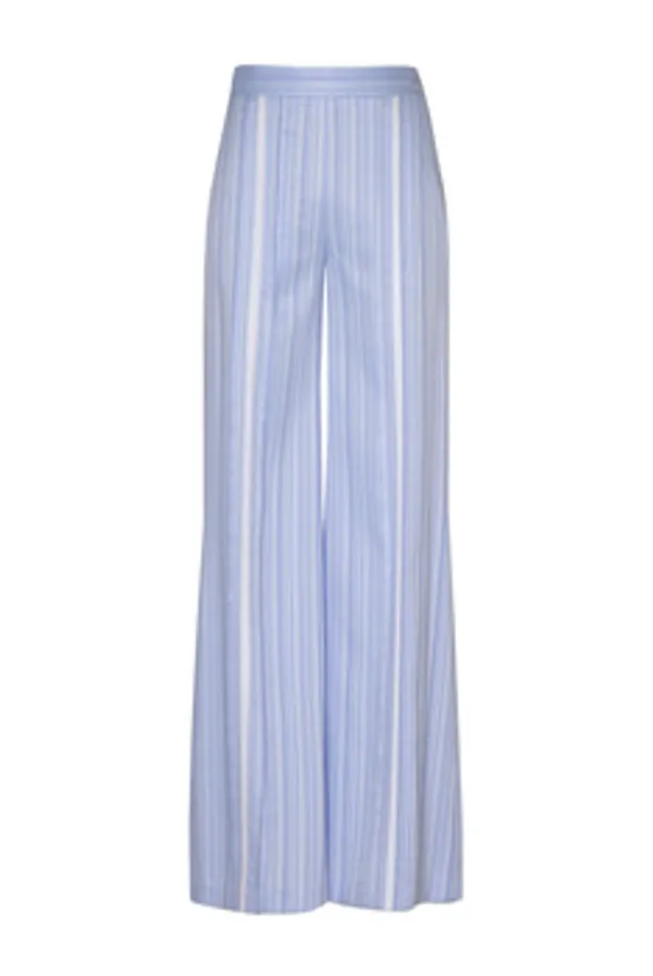 GESSO BLUE STRIPE JACQUARD PANTS