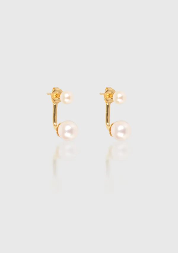 Diana Pearl 2way Earrings (2colors)