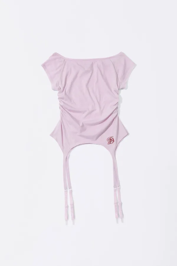 Garter Belt Tee Baby Pink